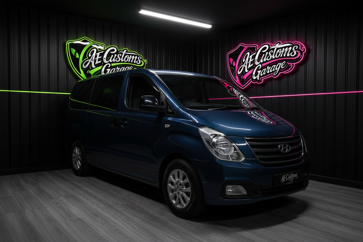 Hyundai H1 en Escenografía AE Customs