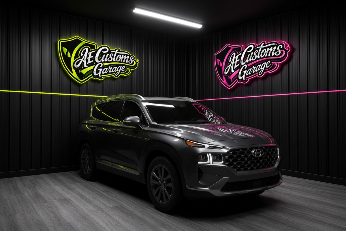 Hyundai Santa Fe en AE Customs Garage