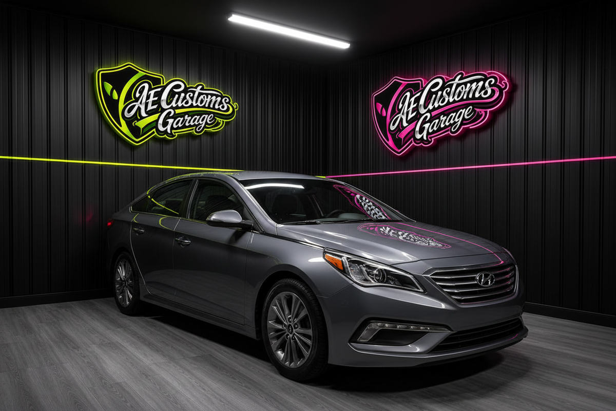 Hyundai Sonata 2016 en AE Customs Garage