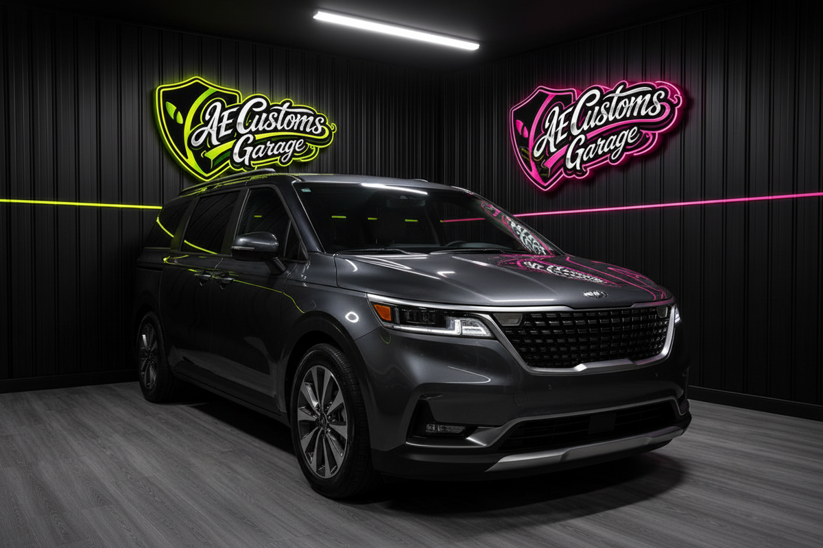Kia Carnival en AE Customs Garage