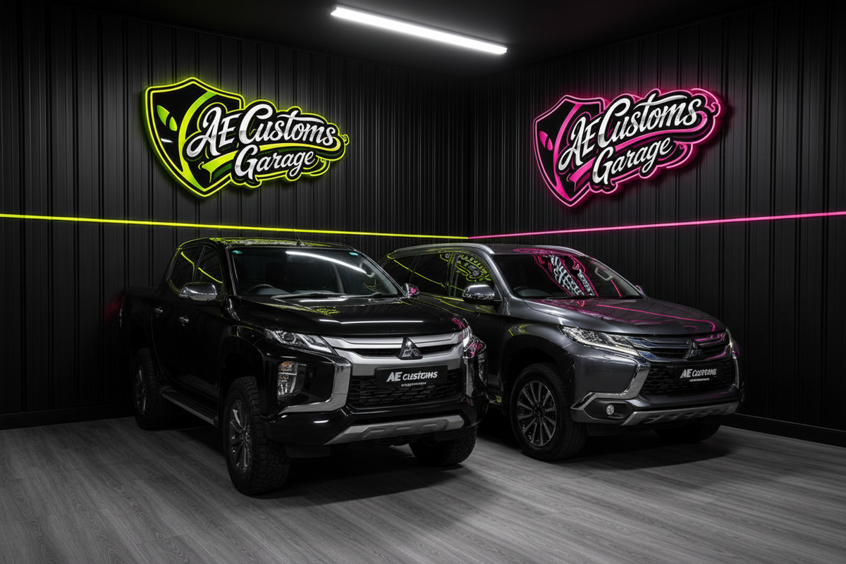 Mitsubishi L200 y Montero en AE Customs Garage