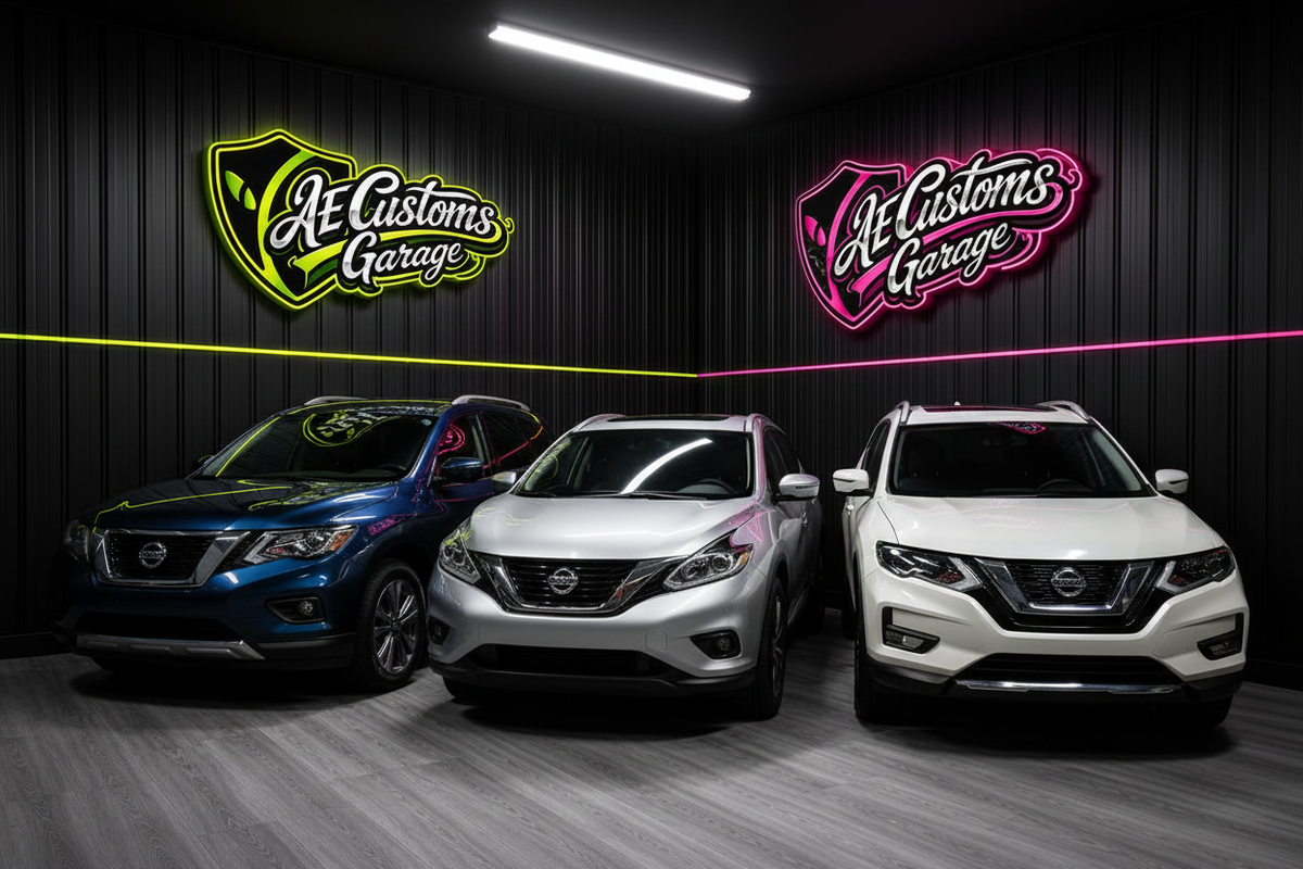 Nissan Pathfinder, Murano y X-Trail en AE Customs Garage