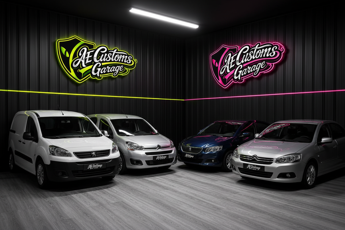 Peugeot y Citroën en AE Customs Garage