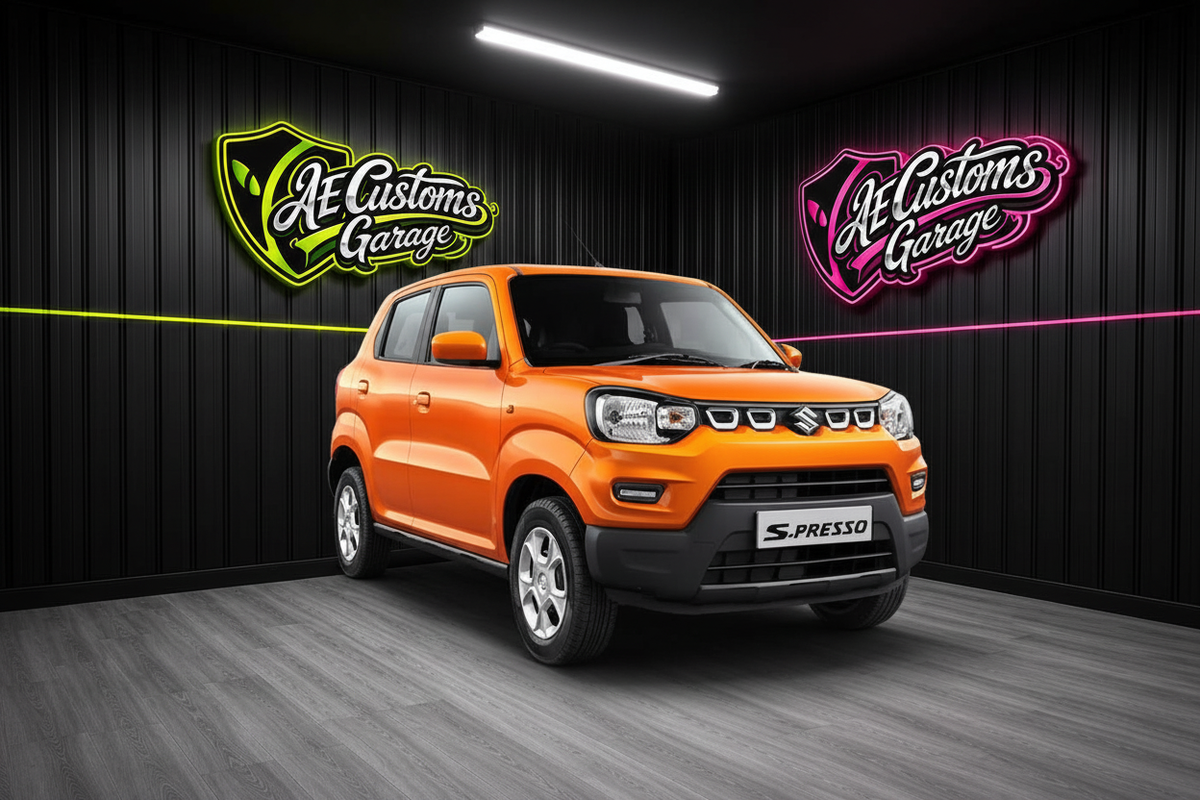 Suzuki S-Presso Naranja en AE Customs Garage