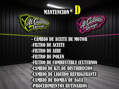 MANTENCION PEUGEOT CITROËN TIPO 1