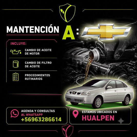 MANTENCION A CHEVROLET OPTRA REPUESTOS ALTERNATIVOS