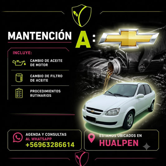 MANTENCION A CHEVROLET CORSA REPUESTOS ALTERNATIVOS