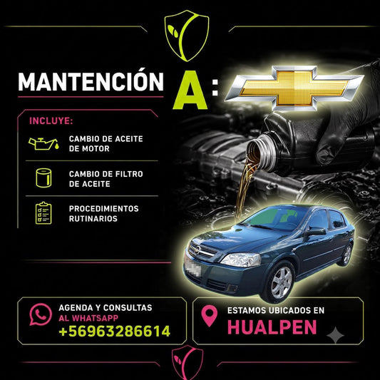 MANTENCION A CHEVROLET ASTRA REPUESTOS ALTERNATIVOS