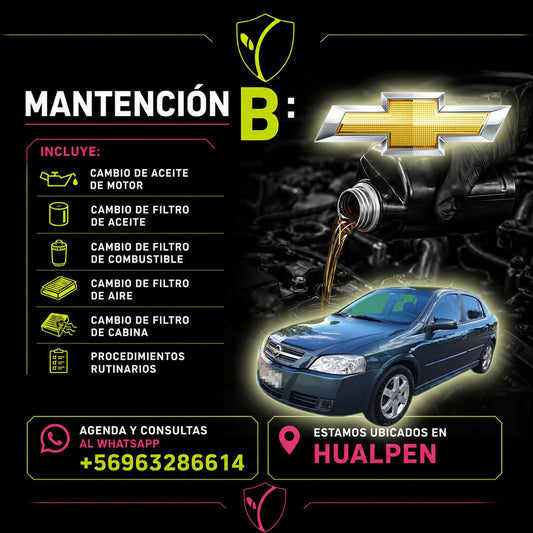 MANTENCION B CHEVROLET ASTRA REPUESTOS ALTERNATIVOS