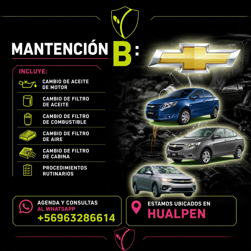 MANTENCION B CHEVROLET SAIL