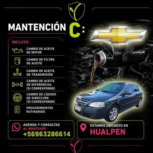 MANTENCION C CHEVROLET ASTRA REPUESTOS ALTERNATIVOS