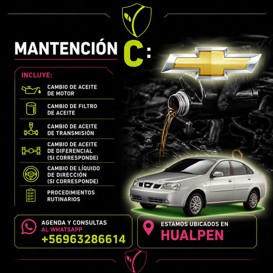 MANTENCION C CHEVROLET OPTRA REPUESTOS ALTERNATIVOS