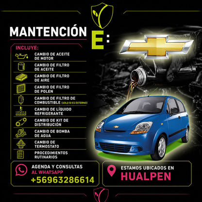 MANTENCION E CHEVROLET SPARK