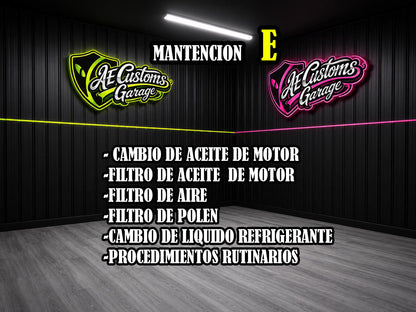MANTENCION POR KILOMETRAJE PICK UP DIESEL/ FURGONES