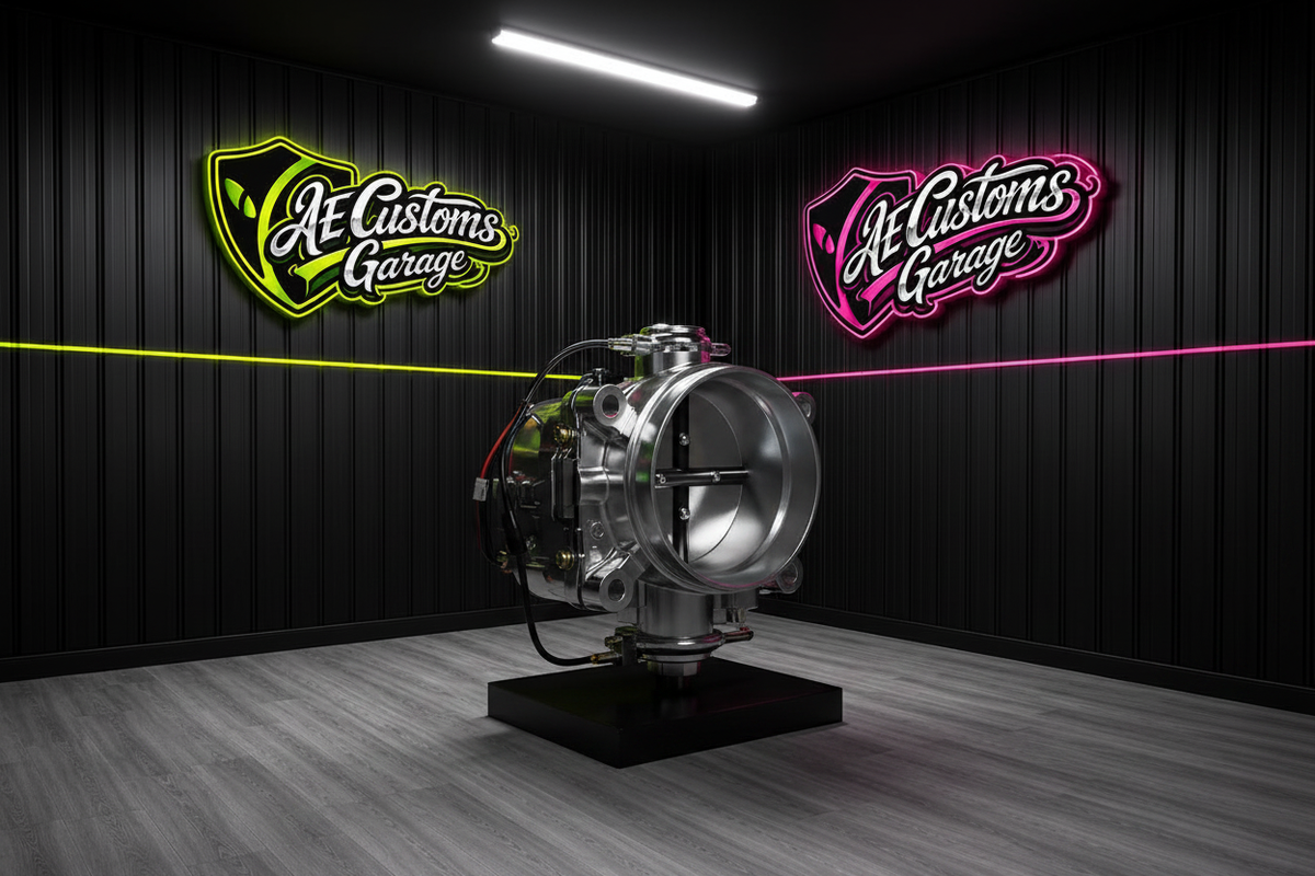 Cuerpo de Aceleración en Garage AE Customs