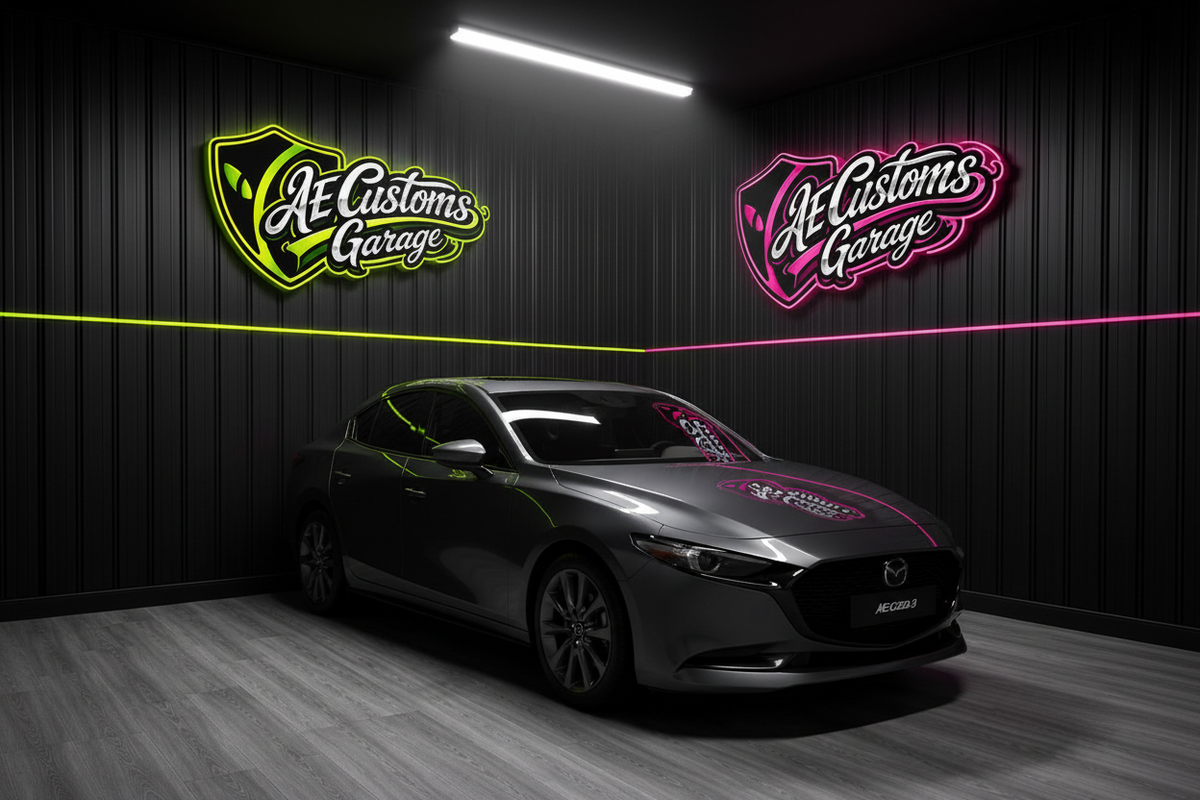 Mazda 3 en Escenografía AE Customs
