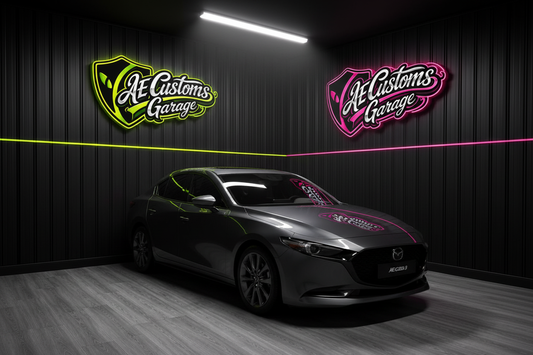 Mazda 3 en Escenografía AE Customs